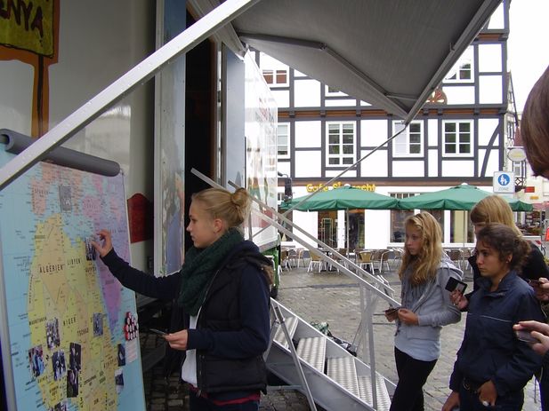 Der Missio-Truck in Soest