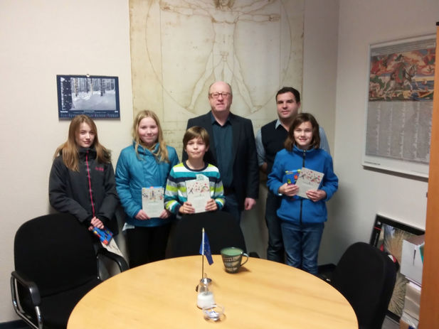 Die Sieger des Vorlesewettbewerbs