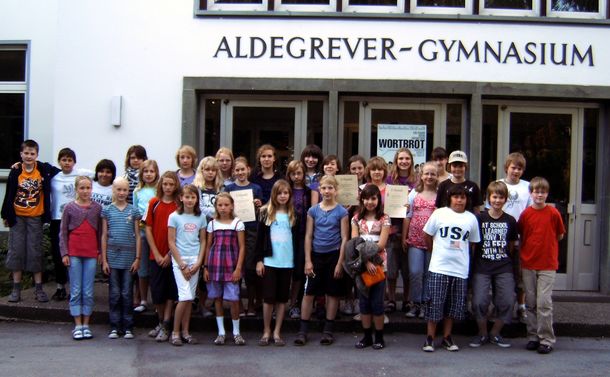Die Teilnehmer des Cornelsen-Wettbewerbs