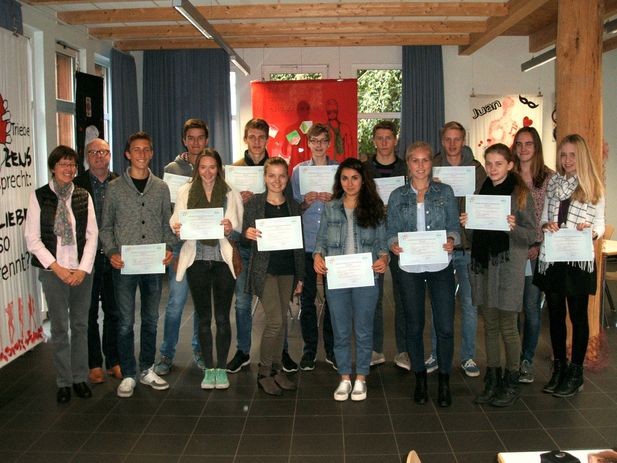 Die DELF-Teilnehmer 2015