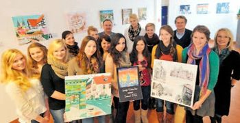 Ausstellung des Kalenders im Klinikum Soest