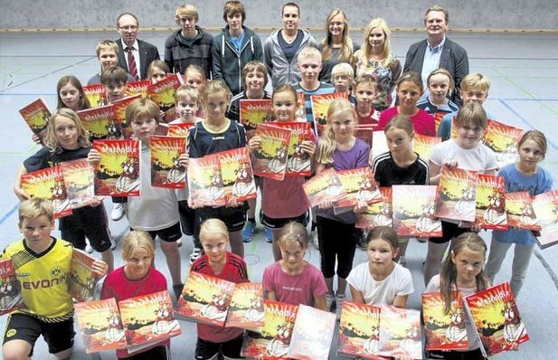 Die Klasse 5a hat ihren Kalender schon erhalten