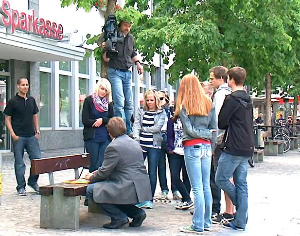 Das WDR-Fernsehen filmt im Alde