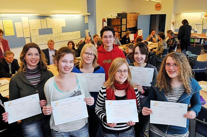 Verleihung des DELF-Diploms