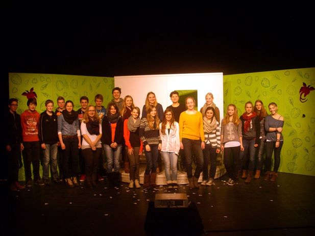 Die Klasse 9a im Lippstädter Theater
