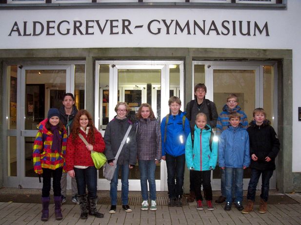 Die Teilnehmer der Mathe-Olympiade