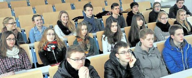 Die Zehntklässler des Aldegrever-Gymnasiums fühlten sich wie Studenten