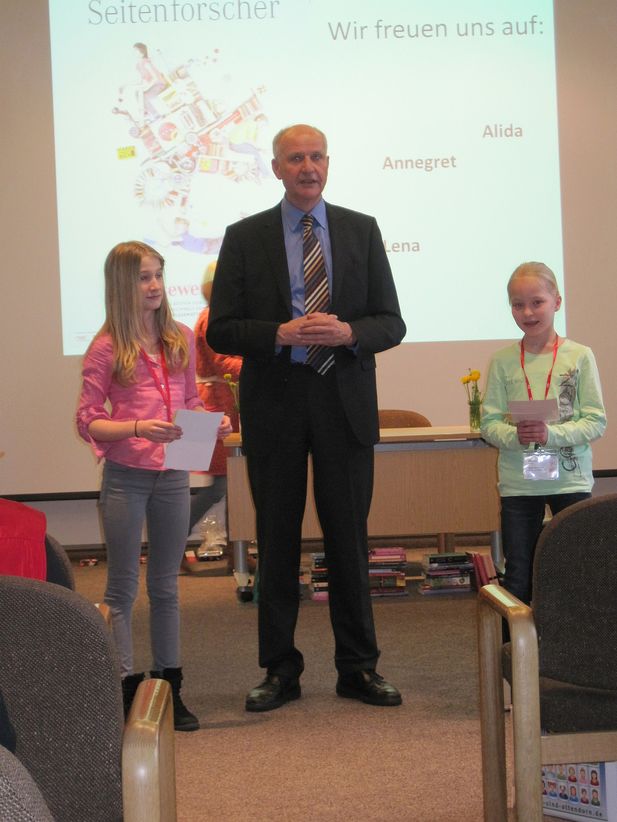 Vanessa und Marie beim Bezirksentscheid