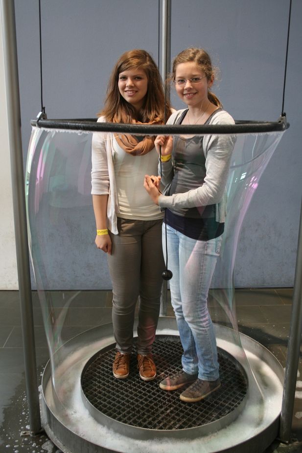 Experiment im Mathematikum