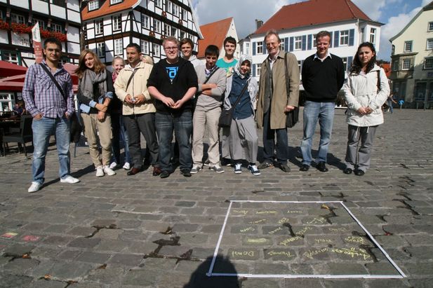 Internationaler Besuch auf dem Soester Markt
