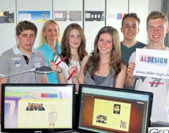 Das Team von Aldesign ist stolz, endlich eine eigene Homepage zu haben